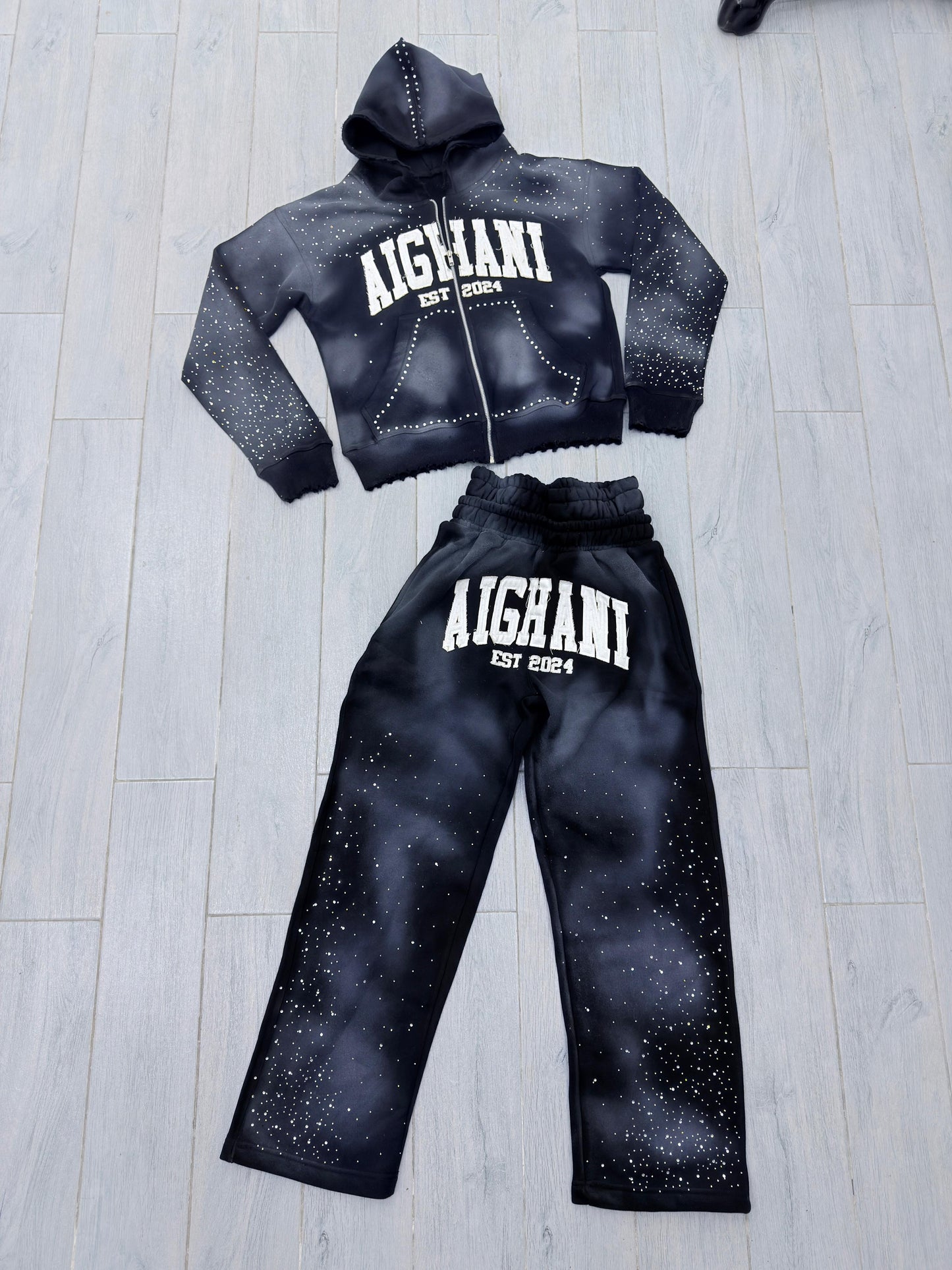 Aighani rhinestone set